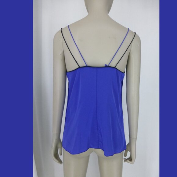 Rag & Bone 100% Silk Blue Camisole Clematis Top (Size S) - Picture 4 of 10
